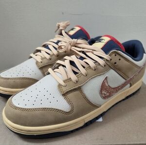Nike Dunk Low "Sketch & Exploration. Men's Size 10. Wheat/Burnt Sunrise/